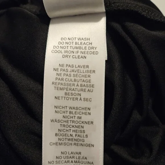 Aidan by Adrianna Papell Black Chiffon Feather Cocktail Dress Size 2 - Picture 10 of 11